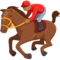 Horse Racing - Medium emoji on Messenger